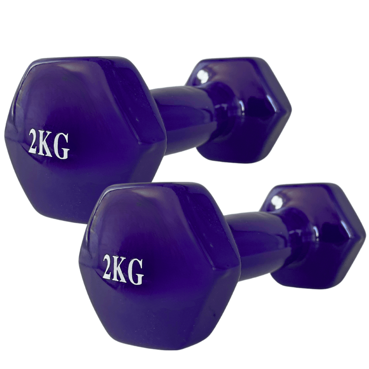 Linea Sport - Par De Mancuernas De Vinilo 2 Kg (total 4 Kg)