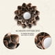 thumbnail image 4 of Set 3 Marcos De Espejos Decorativos Flor Para Pared Hogar negro, 4 of 6
