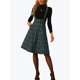 thumbnail image 2 of INSPIRE CHIC Vestido de Cuadros para Mujer de Navidad Tartan Pinafore Falda con Tirantes XS Verde, 2 of 6