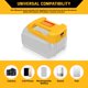 thumbnail image 4 of Adaptador cargador USB DEWDYS para batería Dewalt de 20V y 60V, paquete de 2, 4 of 8