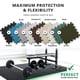 thumbnail image 4 of Juego de pisos para gimnasio BeMaxx, espuma suave EVA entrelazada, 18 piezas, 4 of 7