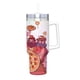 thumbnail image 2 of Juego de Pizza Vaso aislado de acero inoxidable con asa, diseño temático, regalo para familia, amigos y fans; incluye pajita y encaja en el portavasos estándar, 40 oz, 2 of 6