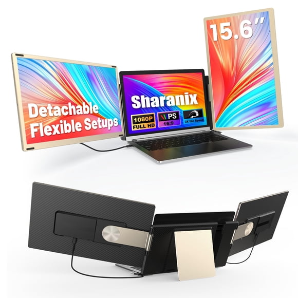 Extensor de pantalla para laptop Sharanix 15.6" FHD USB-C HDMI