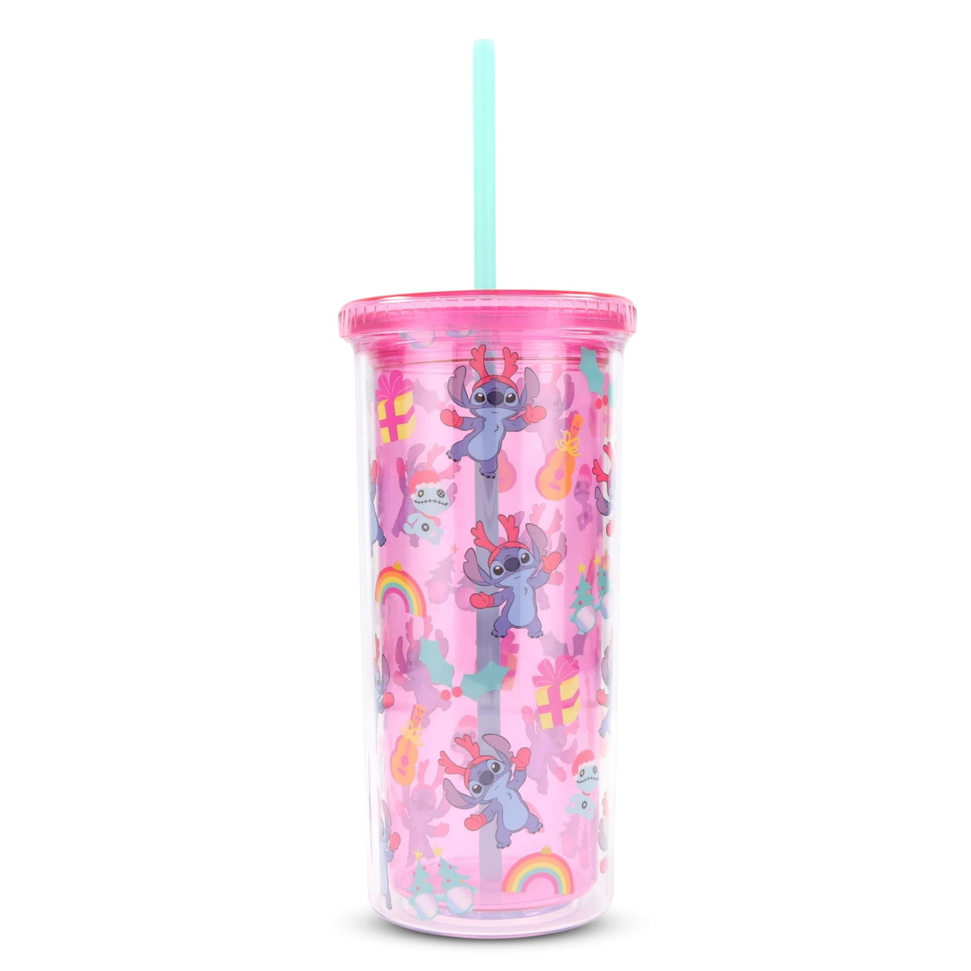 Taza Disney Lilo & Stitch Christmas Stitch, 600 Ml, Con Pajita