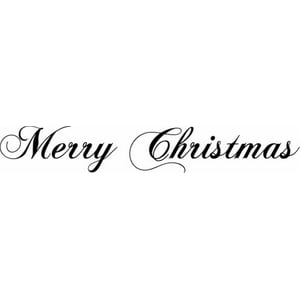 Rienda Libre Graphics - Decomural Merry Christmas Ws-50020
