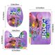 thumbnail image 3 of Mia y Codie Juego de 3 alfombras de baño de coral fleece: tapete de baño + alfombra de inodoro en forma de U + funda de tapa de inodoro en forma de O, 3 of 6