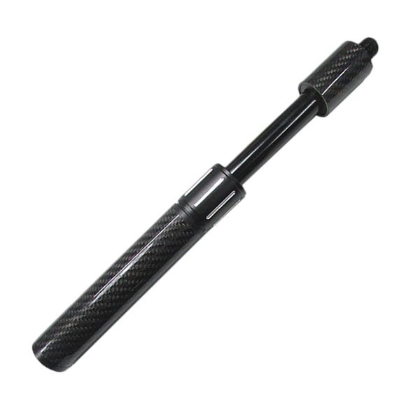 Accesorios telescópicos de fibra de carbono de extensión de taco de billar, piezas de de , negro para palos de tacos de , B B