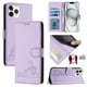 thumbnail image 5 of Funda tipo cartera FOXDOCK para iPhone 11 Pro MAX con soporte, ranuras, RFID, diseño de gato, 5 of 5