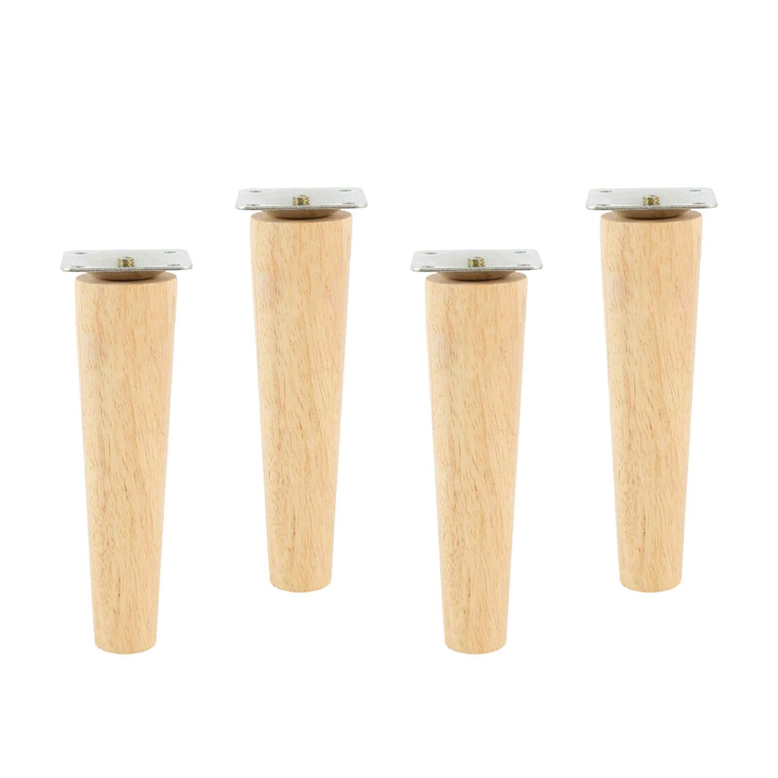 Bothyi - 4 Piezas De Patas De Muebles De Madera Multifunción Diy Para Estantes Armario Tocador 15cm
