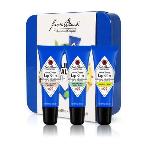 Bálsamo Labial Jack Black Intense Therapy Trio Spf 25 7 Ml X3
