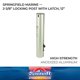 thumbnail image 2 of Poste de asiento Springfield 3310712-L con bloqueo, 6 cm de diámetro, 30 cm de largo, 2 of 6