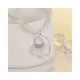 thumbnail image 4 of Collar Malla Enchapado Con Colgante Corazon, 4 of 4