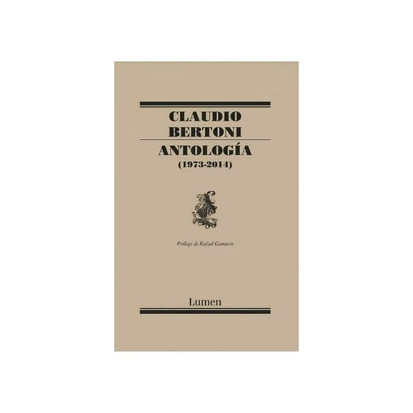 LIBRO Antología - Claudio Bertoni