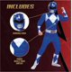 thumbnail image 3 of Disfraz azul de Power Ranger Beast Morphers para niños de 7 a 8 años, 3 of 7