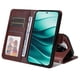 thumbnail image 4 of Funda Billetera para Xiaomi Redmi Note 14 Pro Plus 5G con Porta Tarjetas y Soporte Ajustable Marrón, 4 of 5