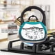 thumbnail image 4 of Tetera LUXGRACE Stovetop Whistling de acero inoxidable, 3,1 L, 4 of 8