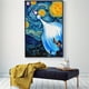 thumbnail image 2 of 1 Pc, Japan Anime Van Gogh Starry Sky Oil Wall Art Picture Poster Canvas Painting Cudros, For Home Decoration Living Room Decor, 50x70cm(19.6x27.5in), 2 of 3