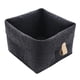 thumbnail image 5 of Cesta de almacenamiento Libros Juguetes Frutas Ropa Misceláneas Maquillaje Pañales Organizador Caja Contenedor para cocina, porche, despensa, sala de Negro, 5 of 5