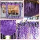 thumbnail image 4 of Flores colgantes artificiales Alotiki Wisteria, 1,1 m, 36 unidades, color morado, 4 of 7