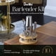 thumbnail image 3 of Bartender Kit Barillio Elite Mixology con soporte, juego de 9 piezas, 3 of 7