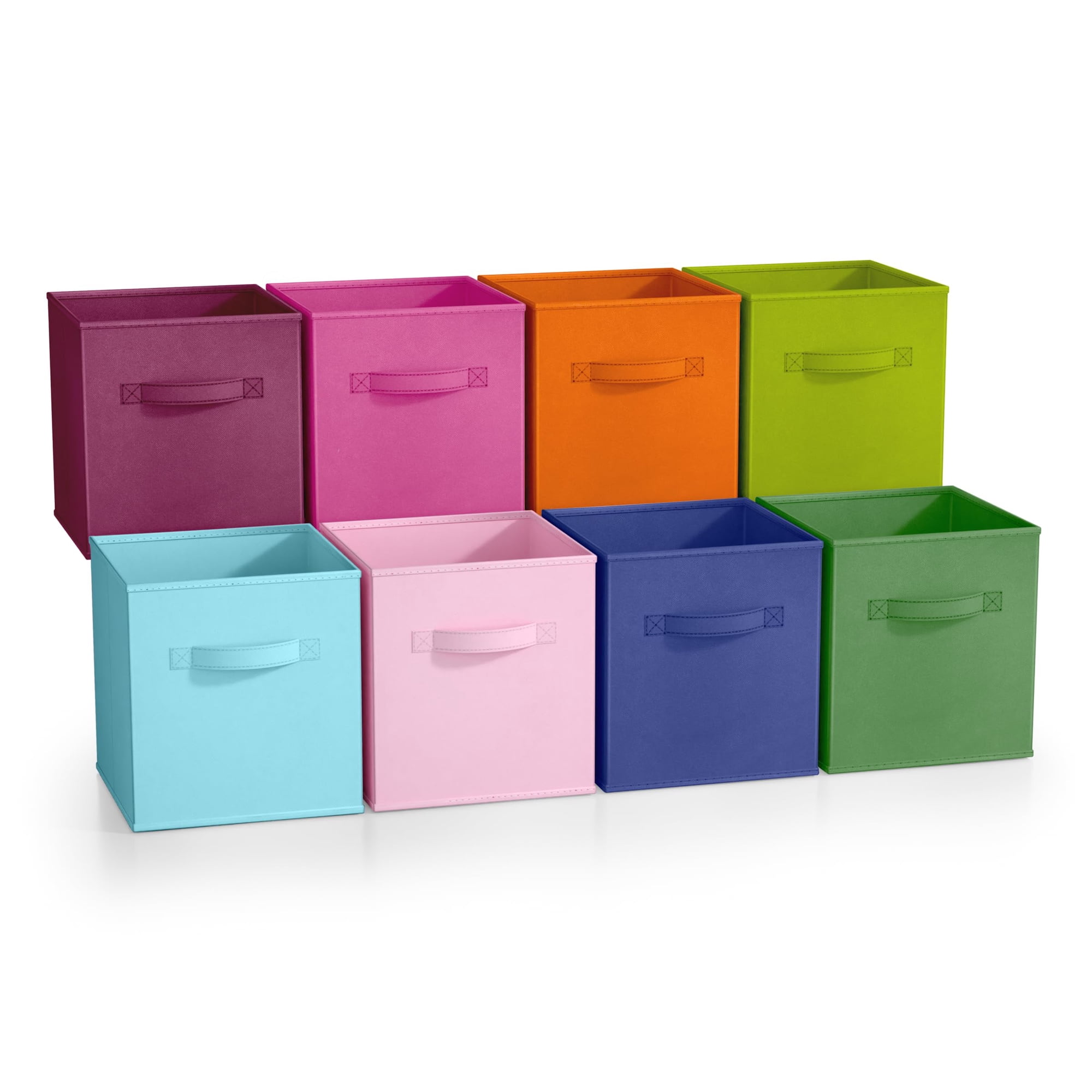 Storage Cubes Sorbus Fabric 8 Cubos Plegables De 28 X 27 X 27 Cm