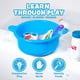 thumbnail image 5 of Cuchara para sopa de Bath Toy Tub Works Tub, Strain & Play para niños pequeños, 5 of 8
