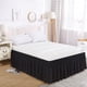 thumbnail image 3 of suxuMhao Faldas de Cama con Borlas - Volante Antipolvo con Caída de 15in, Se Ajusta a Cama King 78 X 80in, Faldas de Cama King, Falda de Cama de Poliéster Suave, Falda de Cama de Fácil Instalación, 3 of 4