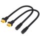 thumbnail image 1 of Cable de carga AAOTOKK DC5.5 x 2.1 mm a XT60 hembra de 30 cm, paquete de 2, 1 of 8