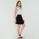 thumbnail image 4 of Falda Mujer Mini Viscosa Negro Corona, 4 of 5