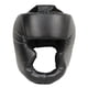 thumbnail image 2 of Casco de boxeo portátil para boxeadores de material cuero para Sparring Mma , negro 50 a 58CM, 2 of 5