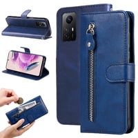 Gangxun - Funda Con Cremallera Para Xiaomi Redmi Note 12S 4G, Carcasa Cartera De Cuero Pu Con Soporte Y Tarjetero
