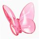 thumbnail image 4 of Figura De Mariposa De Cristal, Figura De Mariposa Voladora Para Estantería, Escritorio De Casa, Color Rosa, 4 of 5