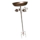 thumbnail image 4 of Baño para pájaros, comedero para pájaros con estaca de jardín, regalo, cuenco de agua resistente, baño para pájaros vintage para parque, terraza, pati, 4 of 5