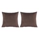 thumbnail image 2 of Paquete de 2 fundas de cojín cuadradas decorativas de terciopelo suave, para decoración del hogar, para sofá, cama o silla., 2 of 8