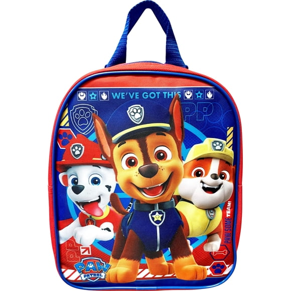 Mochila Ruz 25 cm Paw Patrol para Niños - Roja Mini