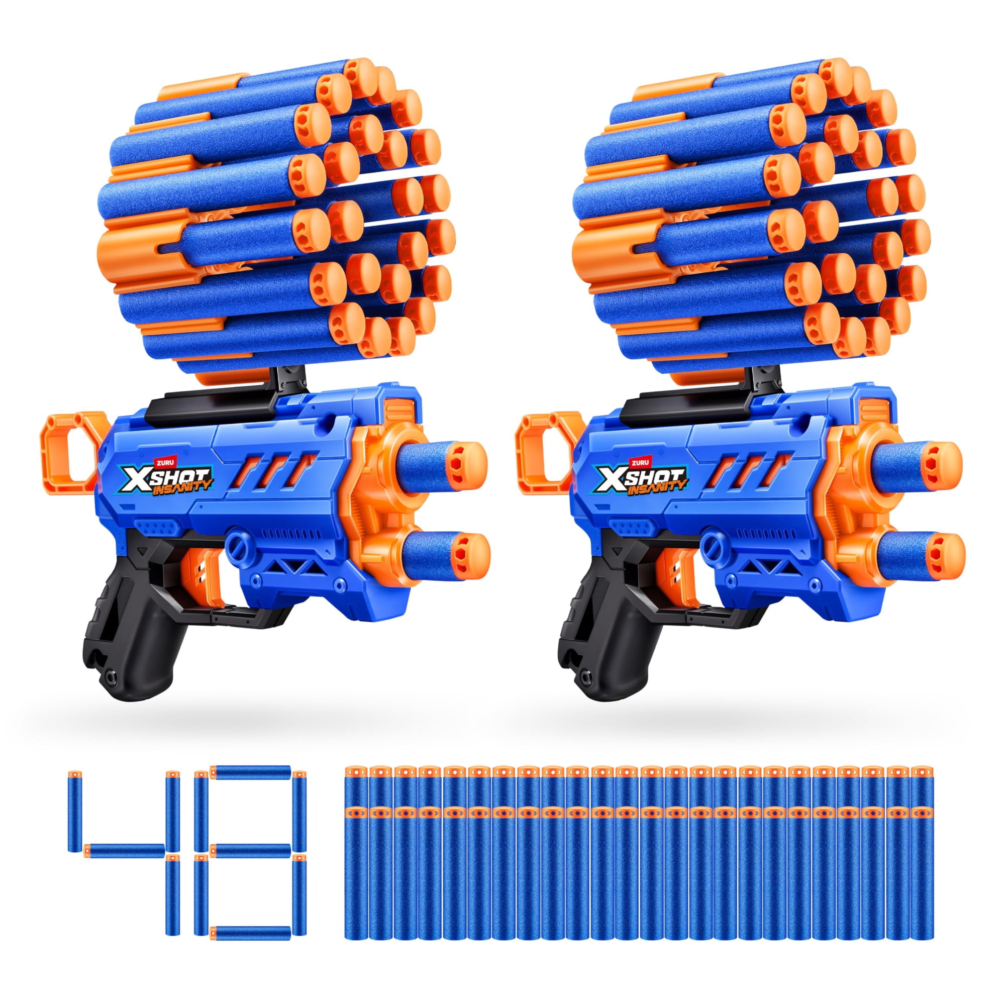 Juguete Para Exteriores Xshot Insanity Micro Blaster, Paquete Doble, Más De 8 Años