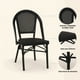 thumbnail image 5 of Silla Bistro Parisina Textileno - Negro, 5 of 7
