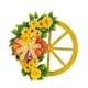 thumbnail image 3 of Corona De Primavera Rueda De Madera Amarilla, 3 of 3