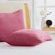thumbnail image 5 of Juego estándar de 2 fundas de almohada de franela, funda de almohada de forro polar súper suave con cremallera para dormitorio, sofá, sillón, lujosa y acogedora., 5 of 6