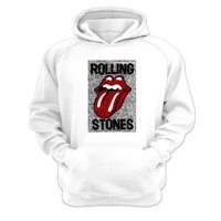 Genérico - Polerón Canguro The Rolling Stones Blanco Talla Xl Unisex