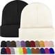 thumbnail image 1 of Gorros para hombre y mujer, paquete de 2, para otoño e invierno, unisex, cálidos, de punto, suaves, para esquí, CLT01, 1 of 6