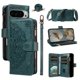 thumbnail image 1 of Para Google Pixel 9 Pro XL 5G Funda Tipo Billetera, 9 Ranuras para Tarjetas Bloqueo RFID Bolso Cruzado Cubierta de Cuero, Bolsillo con Cierre, Correa de Muñeca y Hombro Desmontable, Funda Protectora, 1 of 11