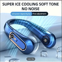 Farmers - Portable Usb Neck Fan - Wearable, Rechargeable, 360 ° Flexible Cooling, Quiet Operation, Strong Wind - Suitable For Outdoor, Student/Birthday Gifts.