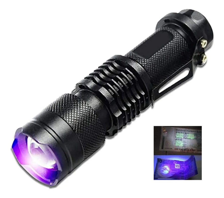 Genérico - Uv-Ultravioleta Led Linterna Para Detección Falsificaciones