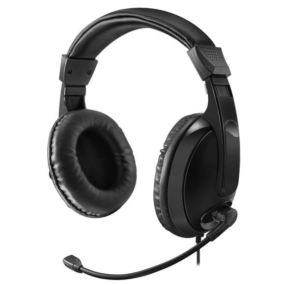 Audífonos Adesso Xtream H5 multimedia con micrófono, negros