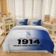 thumbnail image 1 of 3pcs Phi Beta Sigma Patterned Three-Piece Bedding Set Soft And Comfortable Suitable for All Seasons, 1 of 5