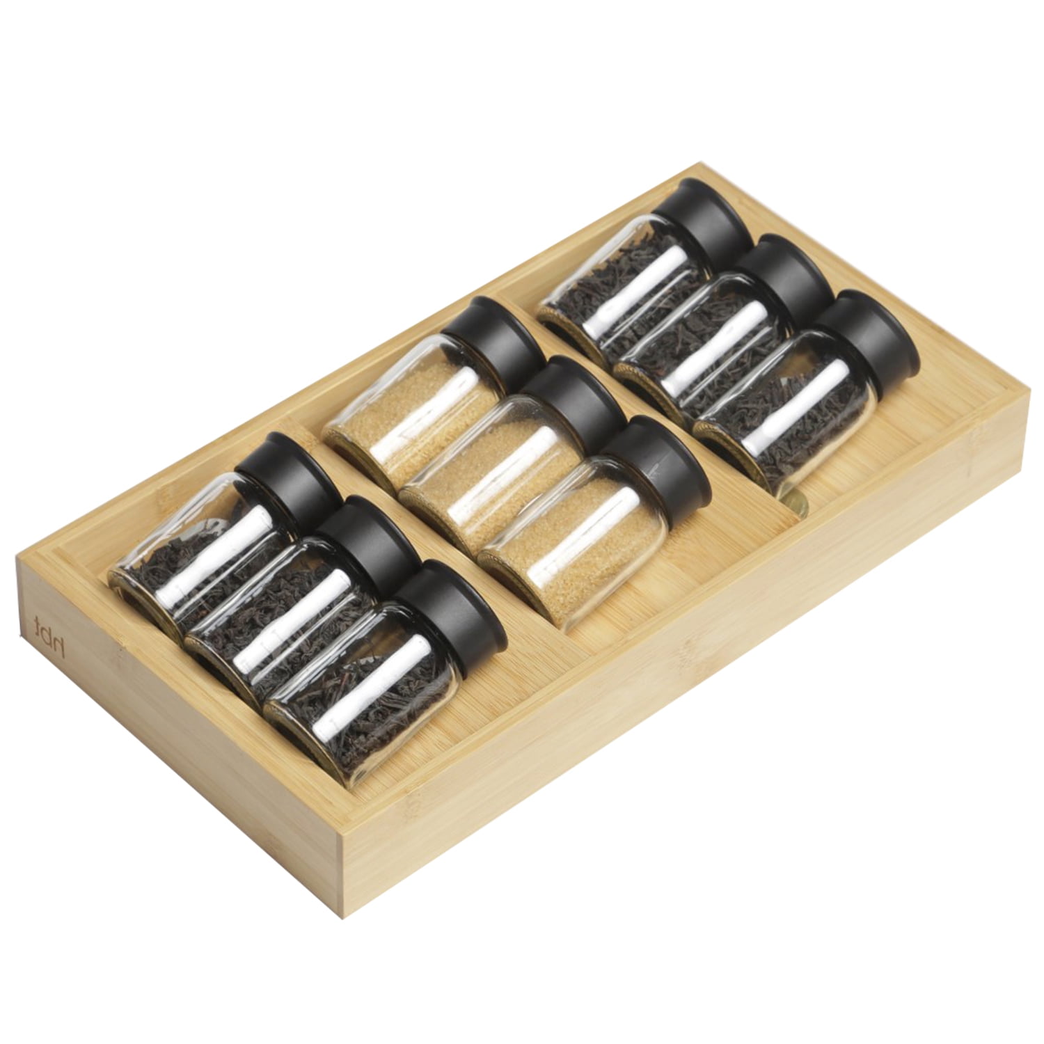 Especiero Cajón Bambú Natural Hbt