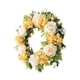thumbnail image 5 of Corona de flores de flores artificiales para la puerta de la puerta delantera colgando la oficina del festival de guirnaldas de la guirnalda año Nuevo Champán, 5 of 5