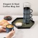 thumbnail image 2 of Juego de 4 tazas de café HASENSE 355 ml color azul marino con soporte, 2 of 7