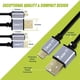 thumbnail image 2 of Cable USB C GearIt, paquete de 3 unidades, 1 m, tipo C a USB-A 2.0, carga rápida, 2 of 7